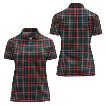 MacFarlane Hunting Modern Tartan Polo Shirt For Women