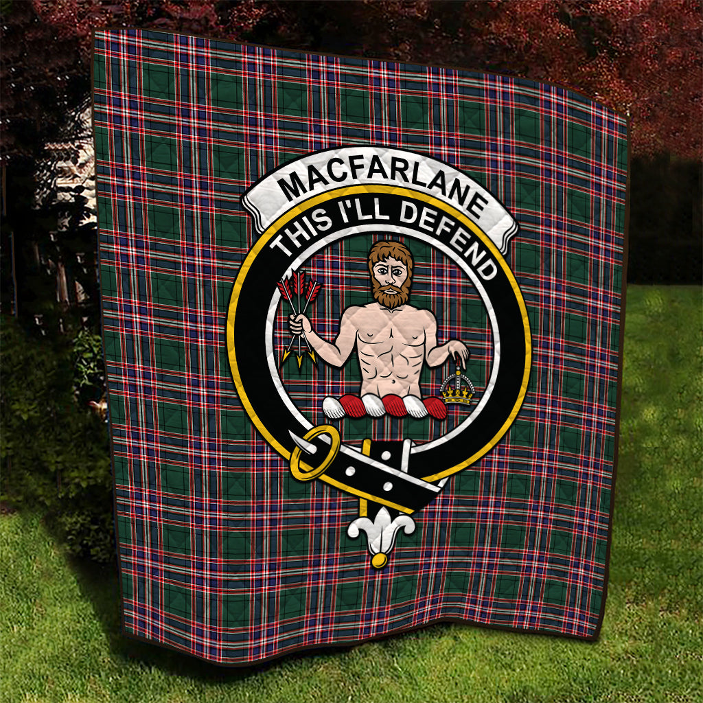 macfarlane-hunting-modern-tartan-quilt-with-family-crest