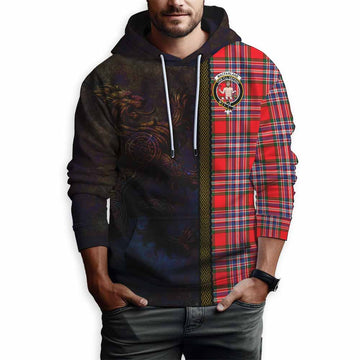 MacFarlane (McFarlane) Tartan Family Crest Hoodie Alba Gu Brath Be Brave Lion Ancient Style