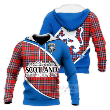 MacFarlane (McFarlane) Family Crest Tartan Knitted Hoodie Celebrate Saint Andrew's Day in Style
