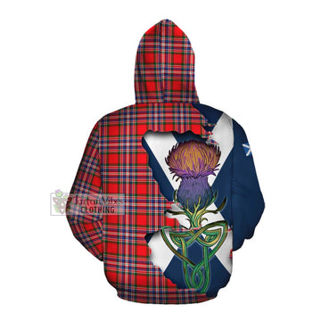 MacFarlane (McFarlane) Tartan Family Crest Cotton Hoodie Scottish Thistle Celtic Inspired