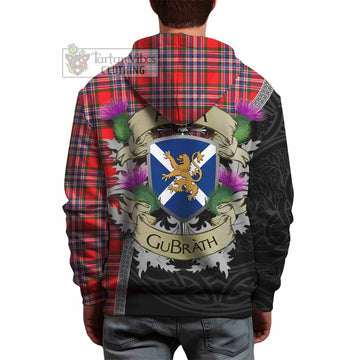 MacFarlane (McFarlane) Tartan Family Crest Hoodie Lion Rampant Royal Thistle Shield Celtic Inspired
