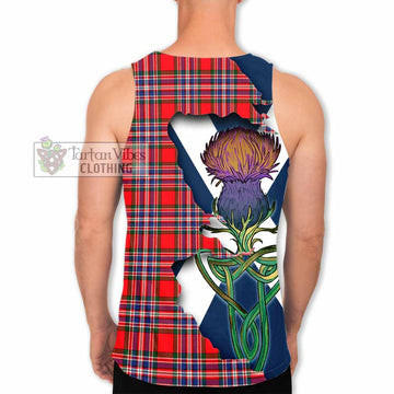 MacFarlane (McFarlane) Tartan Family Crest Men's Tank Top Scottish Thistle Celtic Inspired