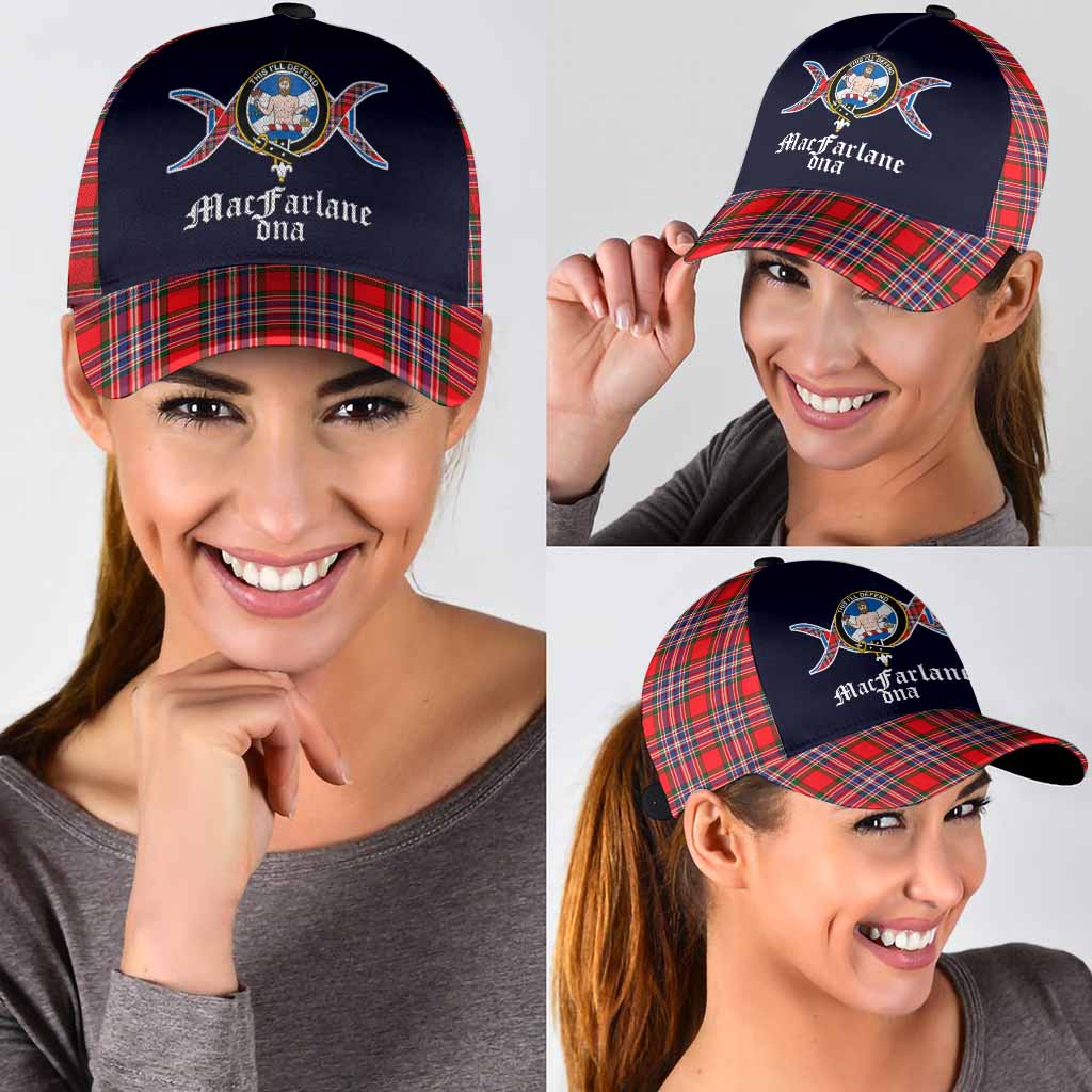 MacFarlane (McFarlane) Clan DNA Tartan Classic Cap - Tartan Vibes Clothing