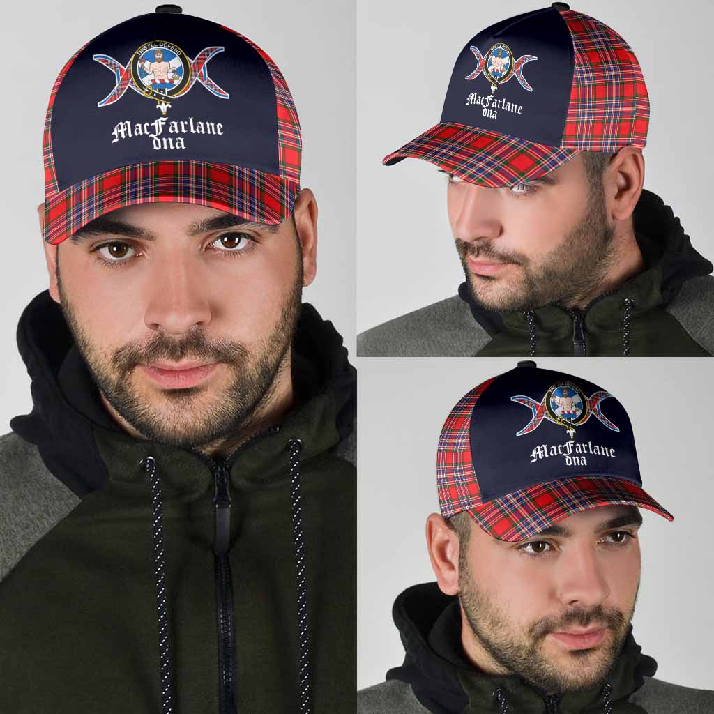MacFarlane (McFarlane) Clan DNA Tartan Classic Cap - Tartan Vibes Clothing