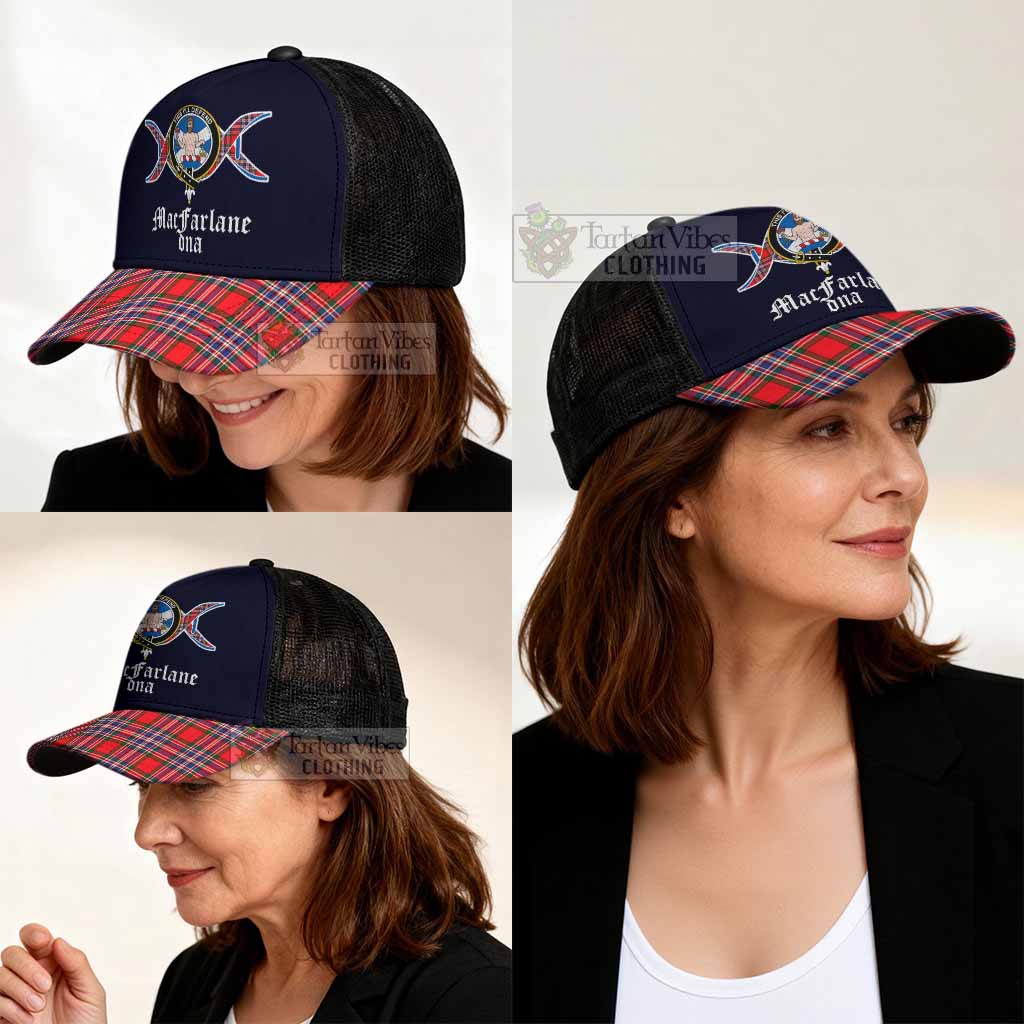 MacFarlane (McFarlane) Clan DNA Tartan Mesh Trucker Cap - Tartan Vibes Clothing