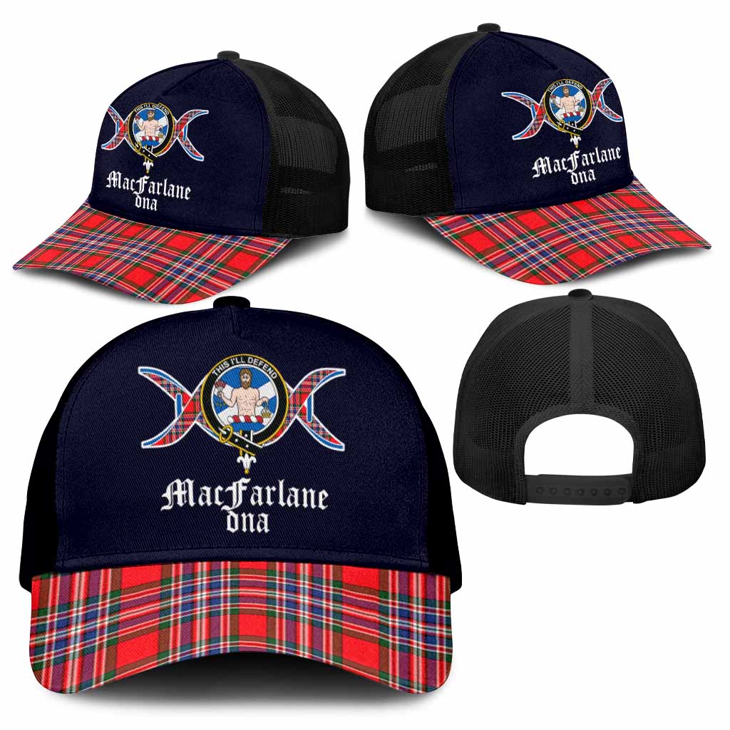 MacFarlane (McFarlane) Clan DNA Tartan Mesh Trucker Cap - Tartan Vibes Clothing