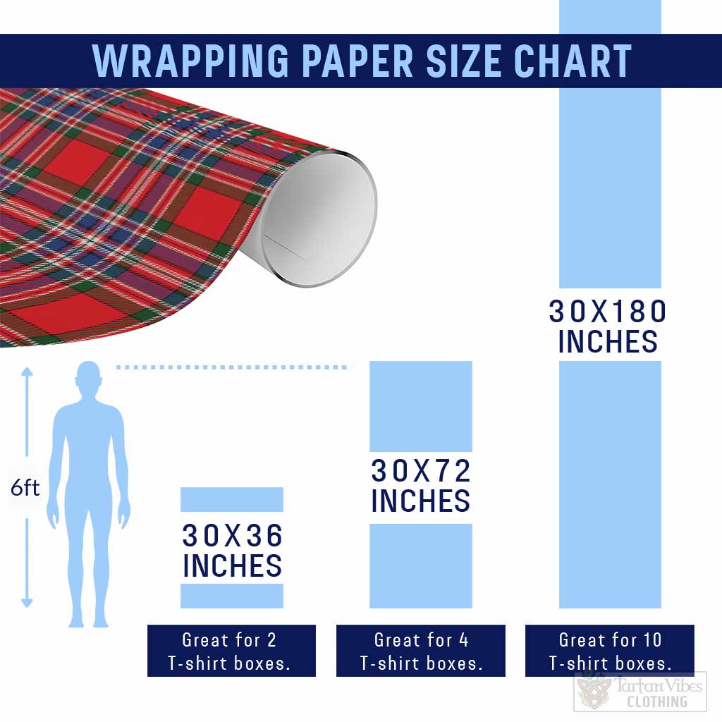 MacFarlane (McFarlane) Classic Tartan Wrapping Paper, Classic Scottish Plaid Gift Wrap