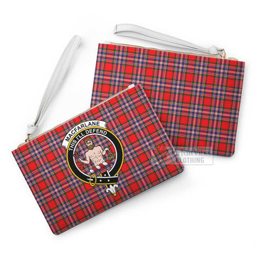 MacFarlane (McFarlane) Family Crest Tartan Clutch Bag