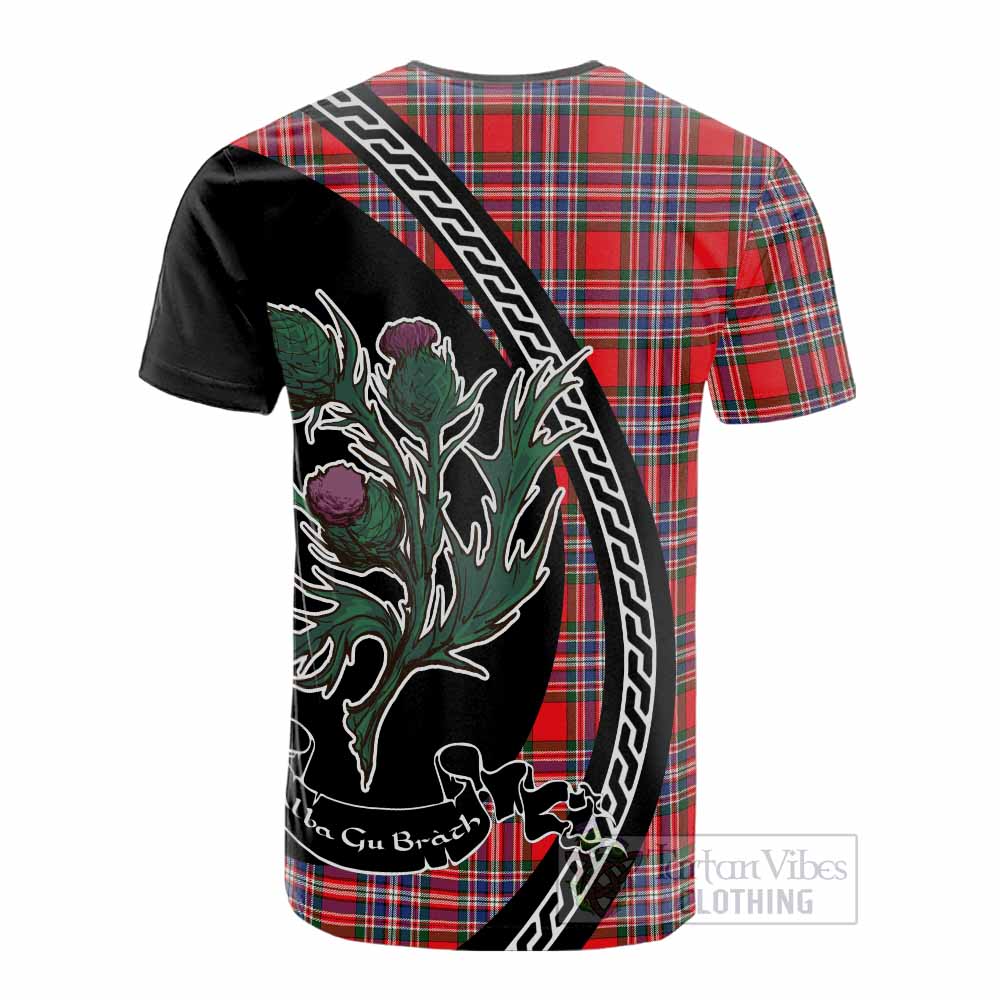 MacFarlane (McFarlane) Family Crest Tartan Cotton T-shirt Alba Thistle Inspired - Tartan Vibes Clothing