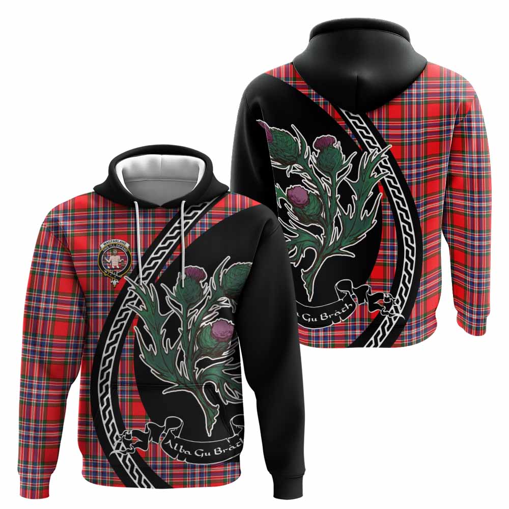 MacFarlane (McFarlane) Family Crest Tartan Hoodie Alba Thistle Inspired - Tartan Vibes Clothing