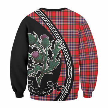 MacFarlane (McFarlane) Family Crest Tartan Sweatshirt Alba Thistle Inspired - Tartan Vibes Clothing