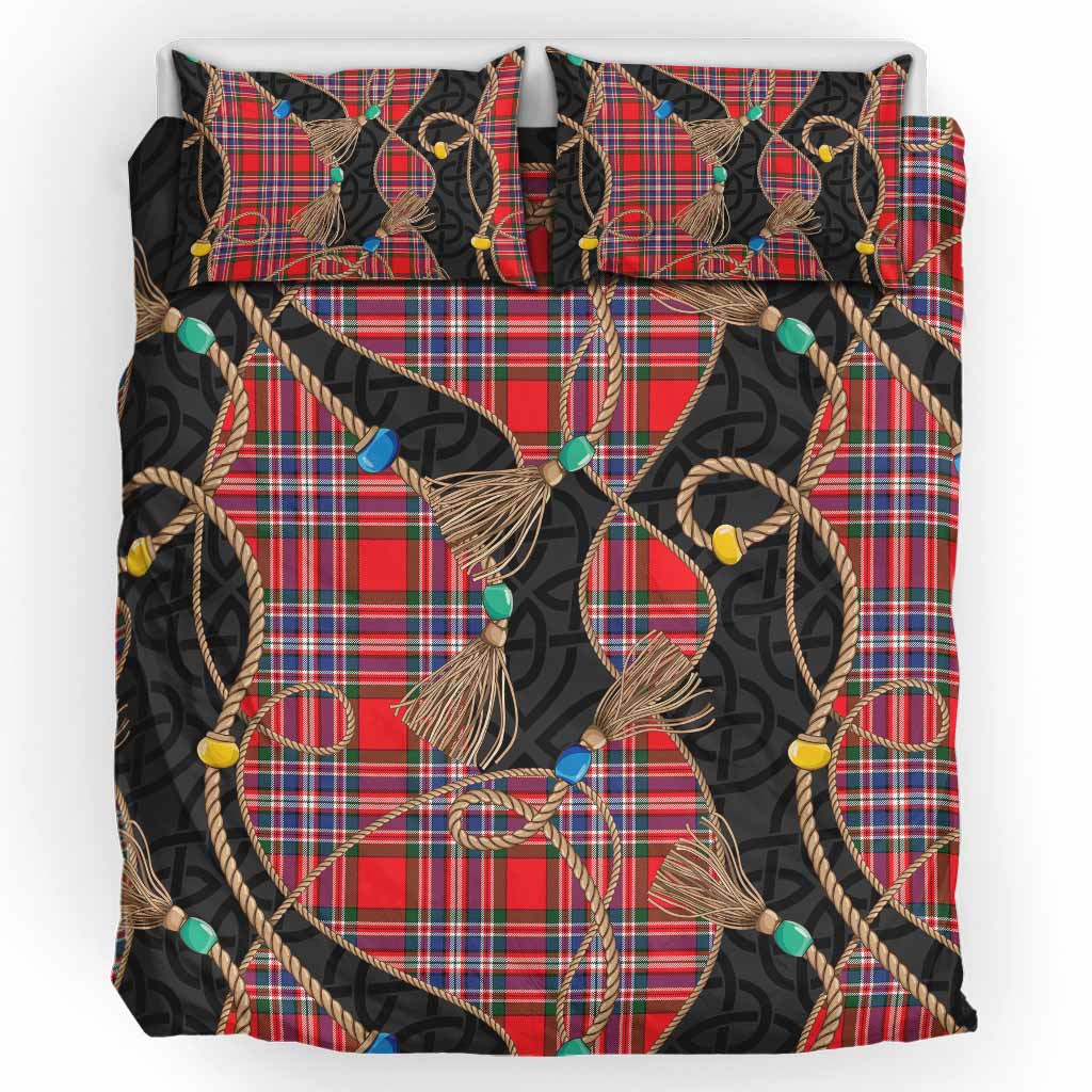 MacFarlane (McFarlane) Scottish Tartan Twisted Ropes Stylized Bedding Set