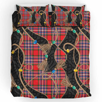 MacFarlane (McFarlane) Scottish Tartan Twisted Ropes Stylized Bedding Set