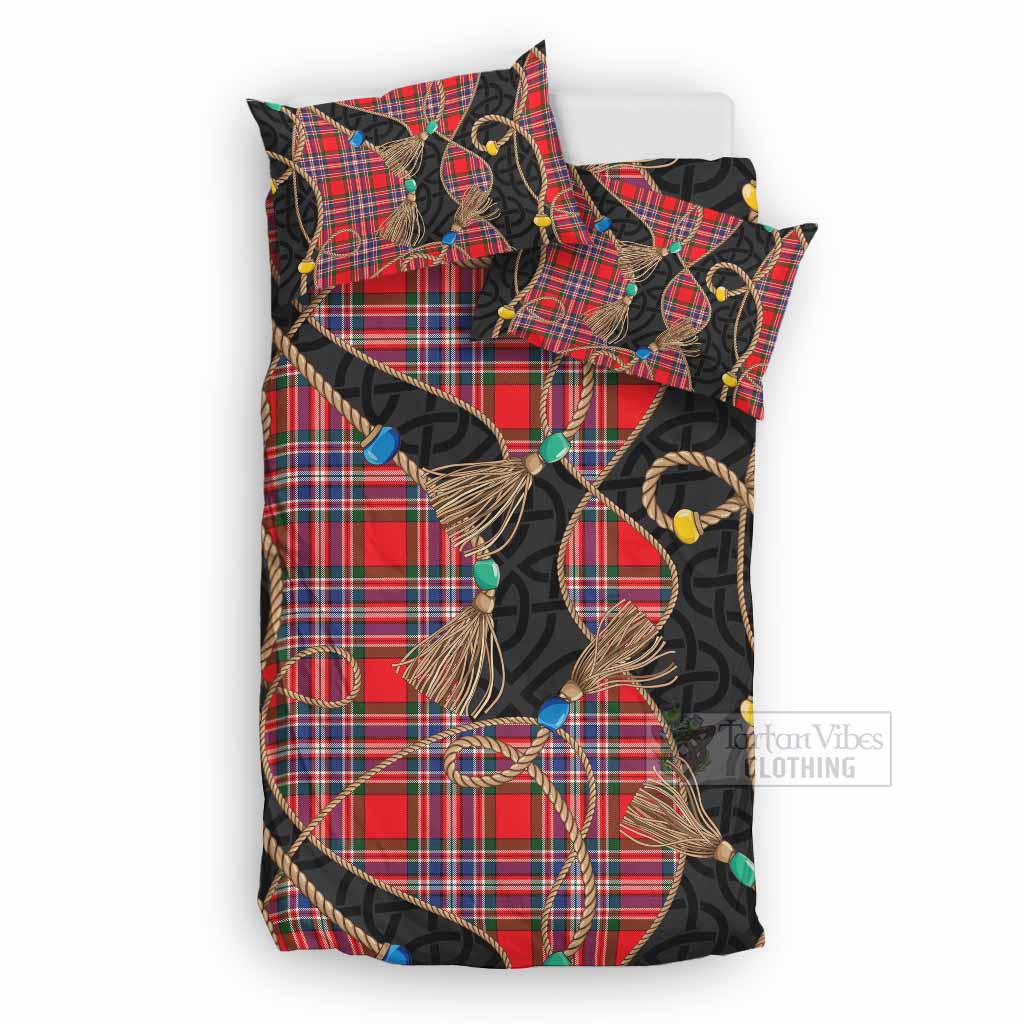 MacFarlane (McFarlane) Scottish Tartan Twisted Ropes Stylized Bedding Set