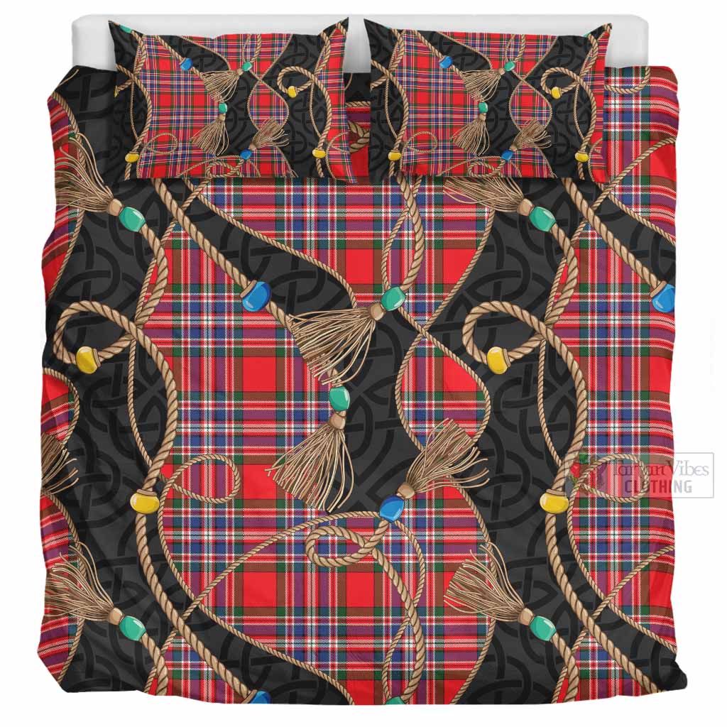 MacFarlane (McFarlane) Scottish Tartan Twisted Ropes Stylized Bedding Set