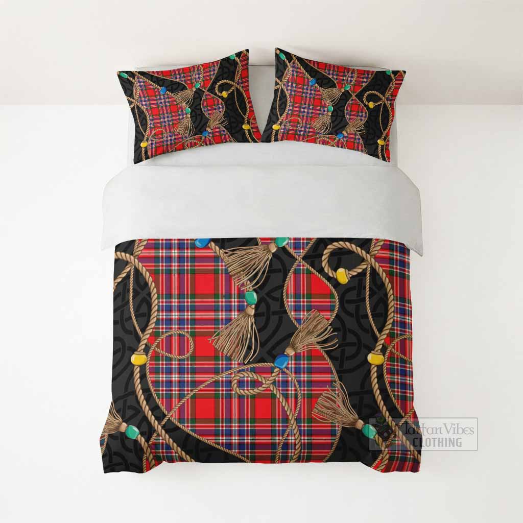 MacFarlane (McFarlane) Scottish Tartan Twisted Ropes Stylized Bedding Set