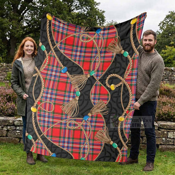 MacFarlane (McFarlane) Scottish Tartan Twisted Ropes Stylized Blanket