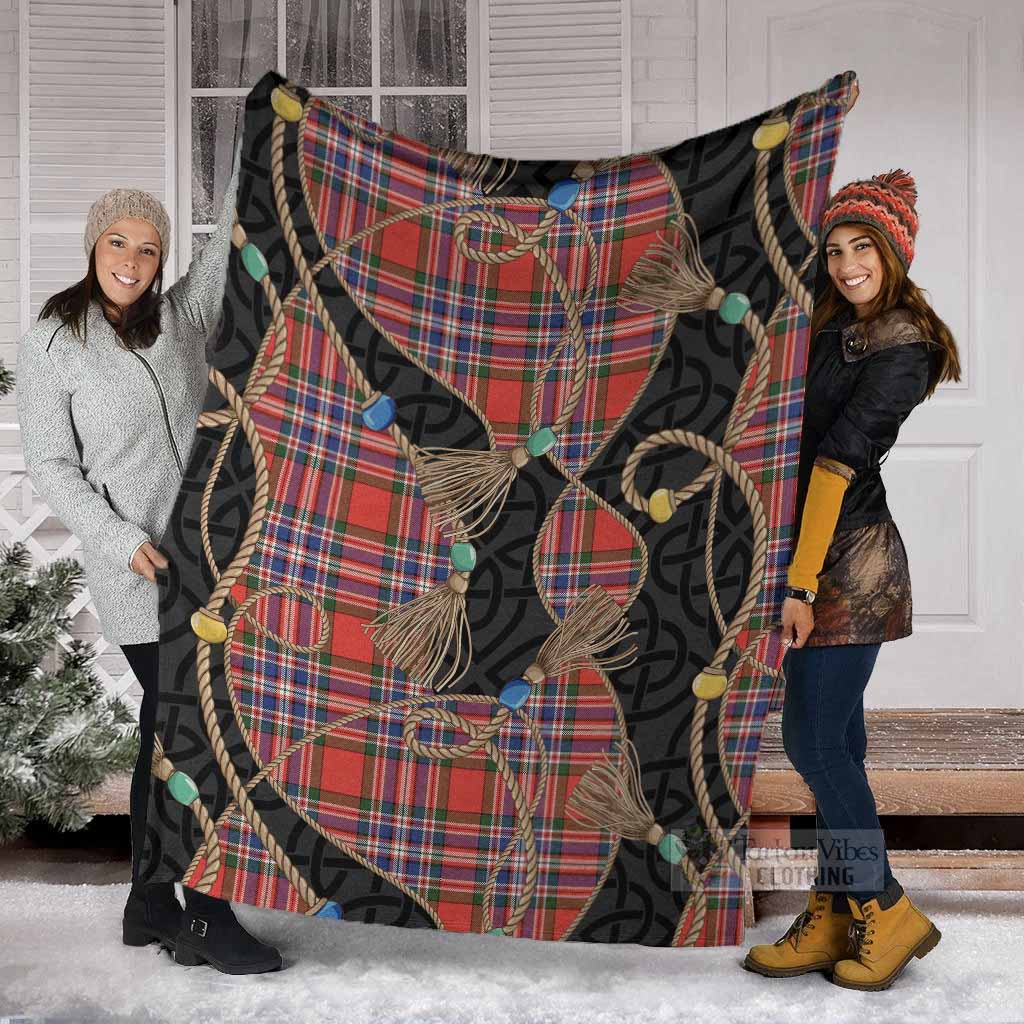 MacFarlane (McFarlane) Scottish Tartan Twisted Ropes Stylized Blanket - Tartan Vibes Clothing