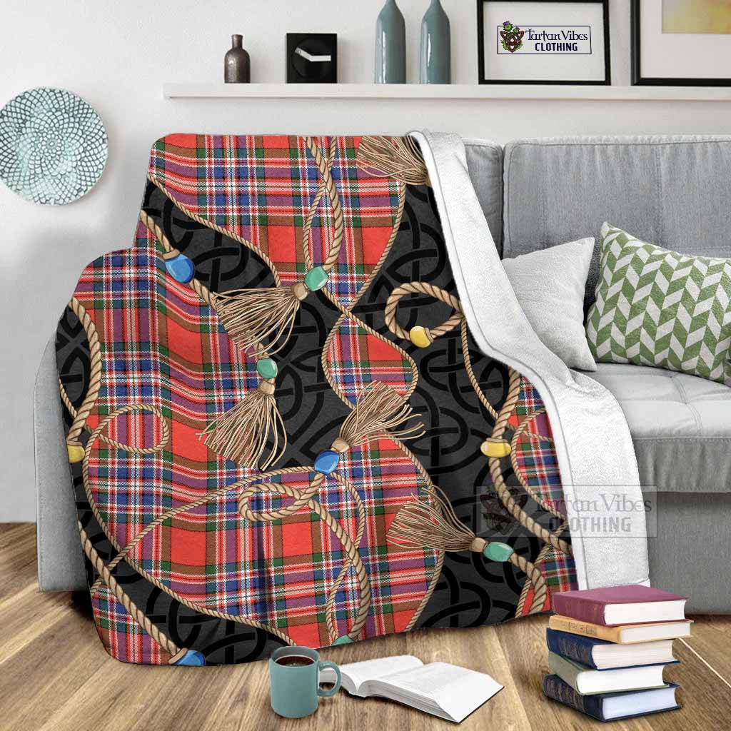 MacFarlane (McFarlane) Scottish Tartan Twisted Ropes Stylized Blanket - Tartan Vibes Clothing