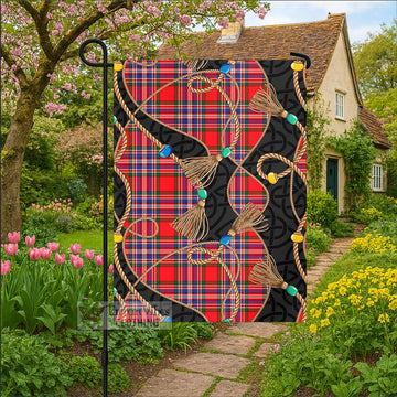 MacFarlane (McFarlane) Scottish Tartan Twisted Ropes Stylized Garden Flag
