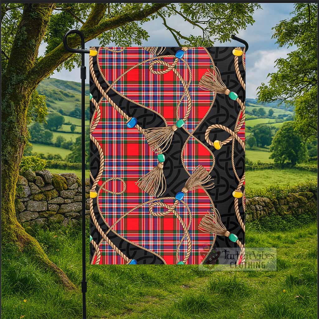 MacFarlane (McFarlane) Scottish Tartan Twisted Ropes Stylized Garden Flag - Tartan Vibes Clothing