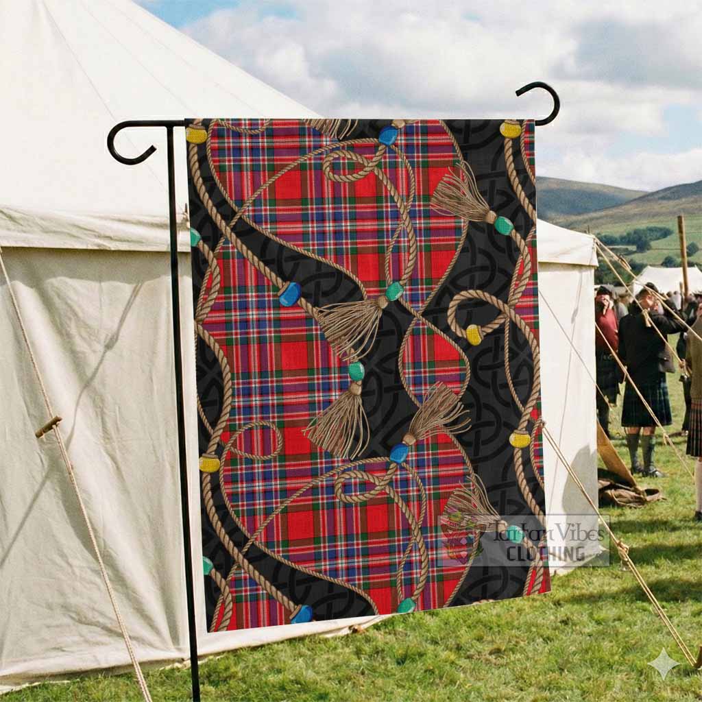 MacFarlane (McFarlane) Scottish Tartan Twisted Ropes Stylized Garden Flag - Tartan Vibes Clothing