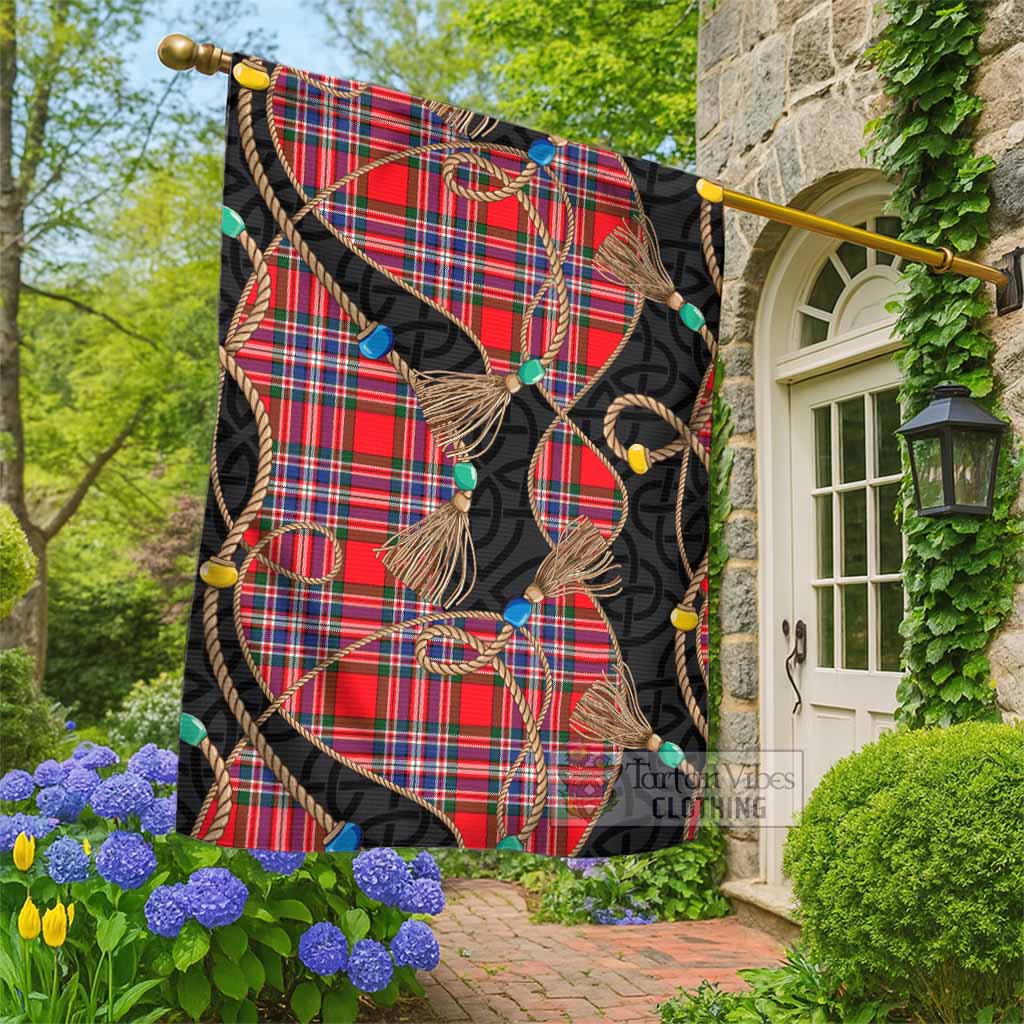 MacFarlane (McFarlane) Scottish Tartan Twisted Ropes Stylized Garden Flag - Tartan Vibes Clothing