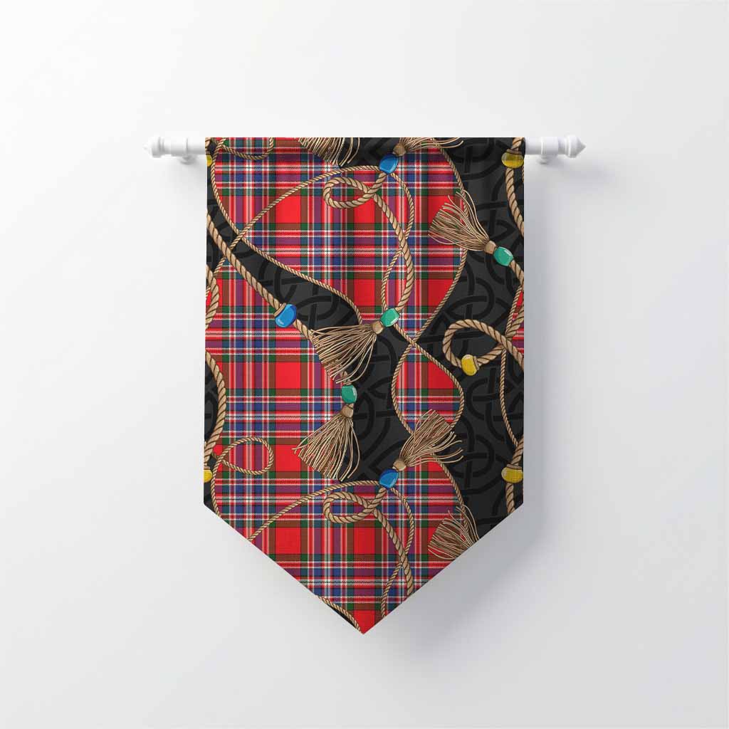 MacFarlane (McFarlane) Scottish Tartan Twisted Ropes Stylized Gonfalon Chevron - Tartan Vibes Clothing