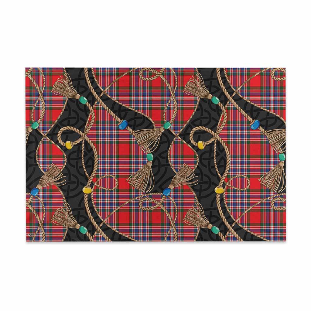 MacFarlane (McFarlane) Scottish Tartan Twisted Ropes Stylized House Flag 48*72 inch (120*180 cm) - Tartan Vibes Clothing