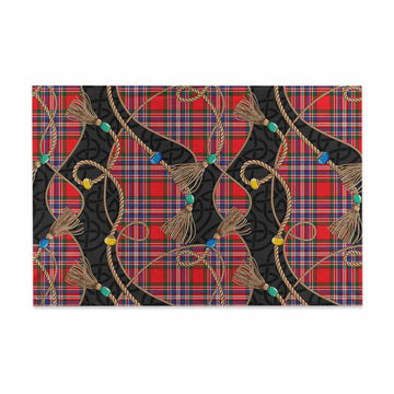 MacFarlane (McFarlane) Scottish Tartan Twisted Ropes Stylized House Flag