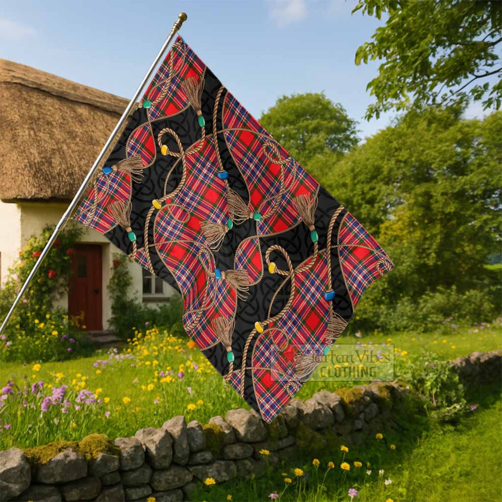 MacFarlane (McFarlane) Scottish Tartan Twisted Ropes Stylized House Flag - Tartan Vibes Clothing