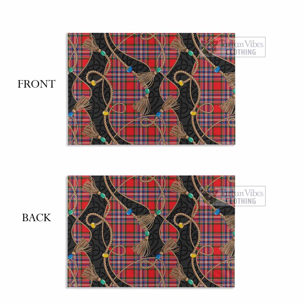 MacFarlane (McFarlane) Scottish Tartan Twisted Ropes Stylized House Flag - Tartan Vibes Clothing