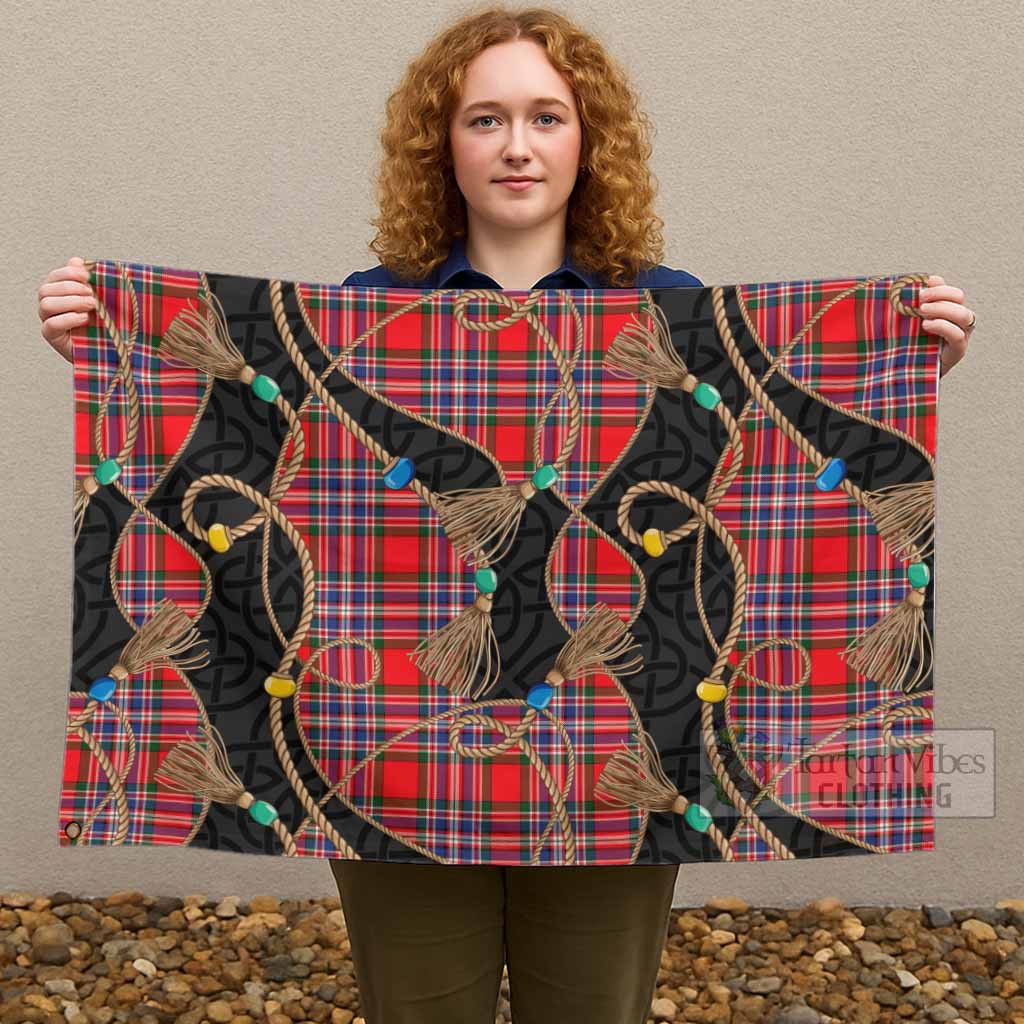 MacFarlane (McFarlane) Scottish Tartan Twisted Ropes Stylized House Flag - Tartan Vibes Clothing