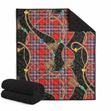 MacFarlane (McFarlane) Scottish Tartan Twisted Ropes Stylized Premium Quilt