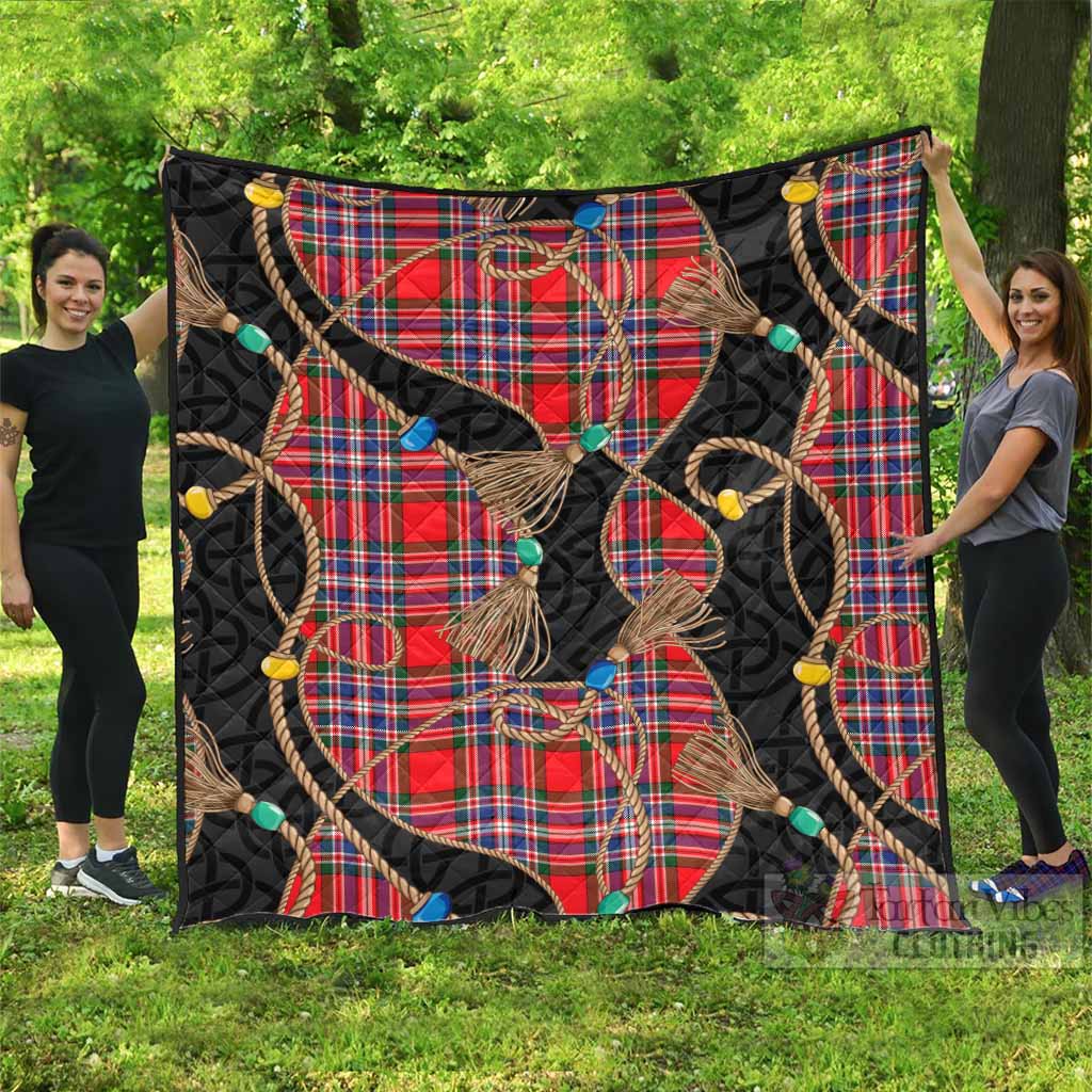 MacFarlane (McFarlane) Scottish Tartan Twisted Ropes Stylized Premium Quilt - Tartan Vibes Clothing
