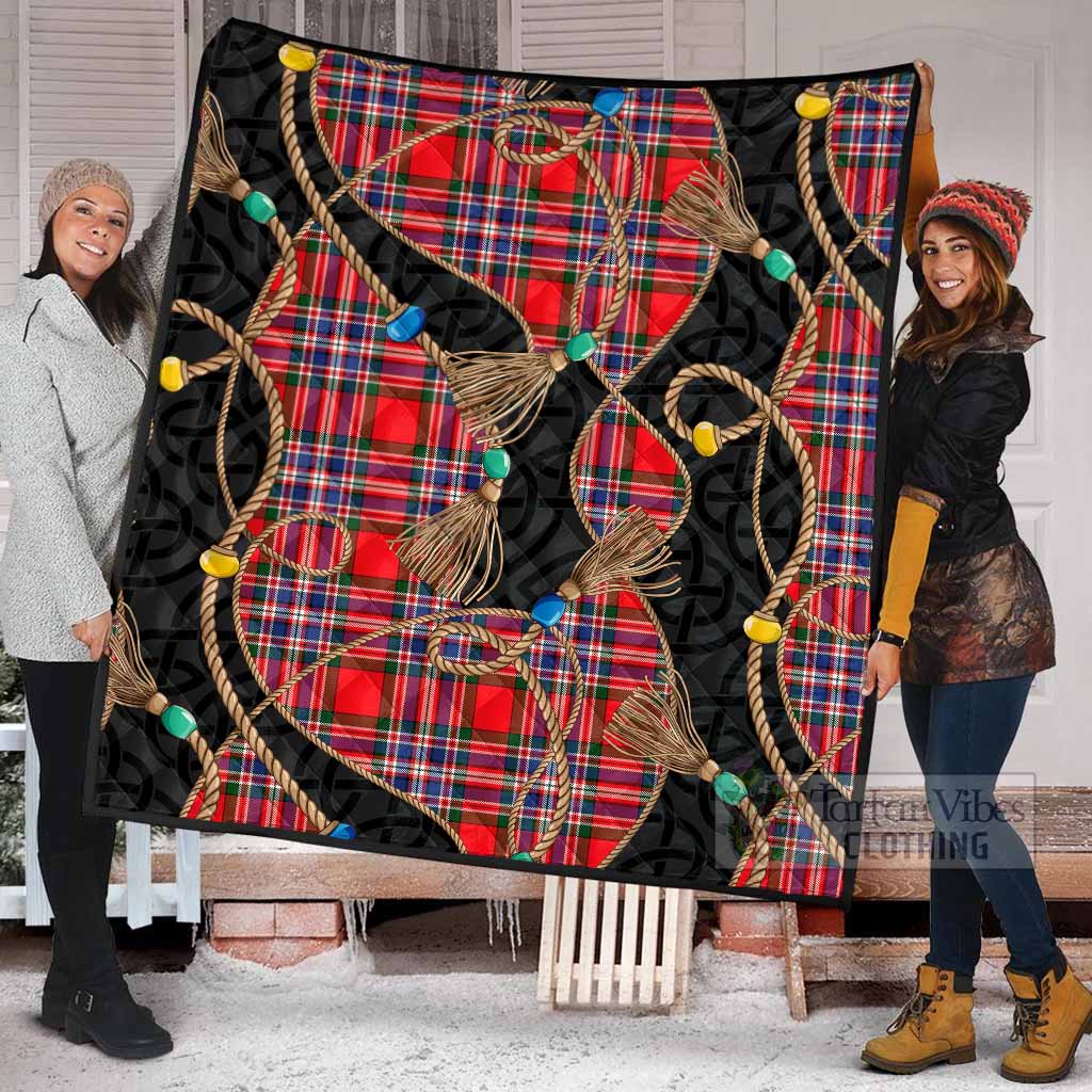 MacFarlane (McFarlane) Scottish Tartan Twisted Ropes Stylized Premium Quilt - Tartan Vibes Clothing