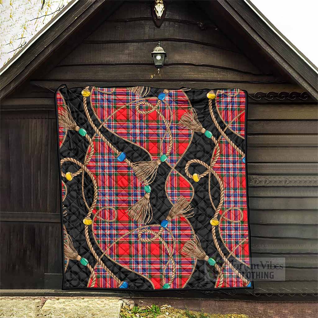 MacFarlane (McFarlane) Scottish Tartan Twisted Ropes Stylized Premium Quilt - Tartan Vibes Clothing