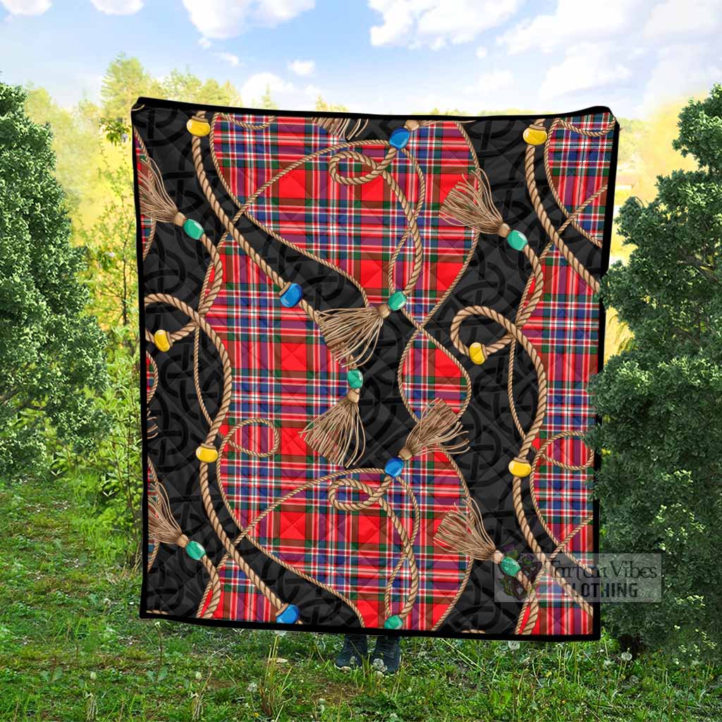 MacFarlane (McFarlane) Scottish Tartan Twisted Ropes Stylized Premium Quilt - Tartan Vibes Clothing