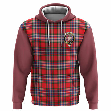 MacFarlane (McFarlane) Tartan Accent Hoodie with Family Crest