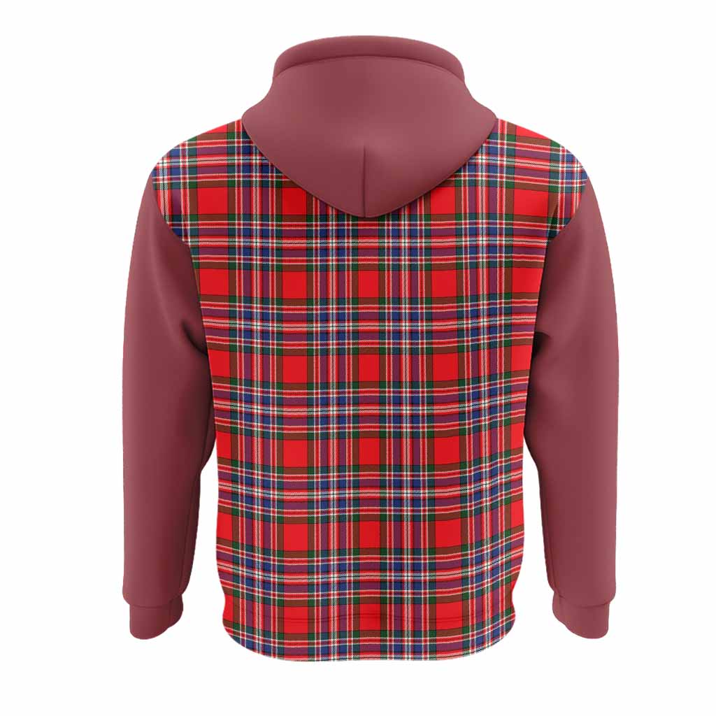 MacFarlane (McFarlane) Tartan Accent Hoodie with Family Crest