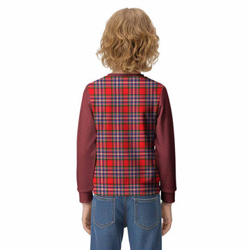 MacFarlane (McFarlane) Tartan Accent Kid Knitted Sweatshirt with Family Crest