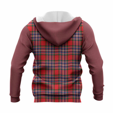 MacFarlane (McFarlane) Tartan Accent Knitted Hoodie with Family Crest