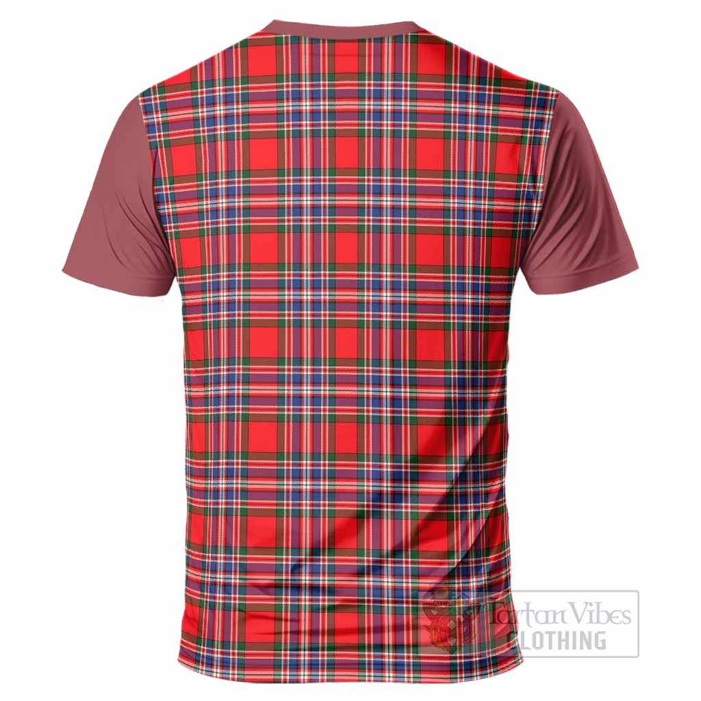 MacFarlane (McFarlane) Tartan Accent T-Shirt with Family Crest
