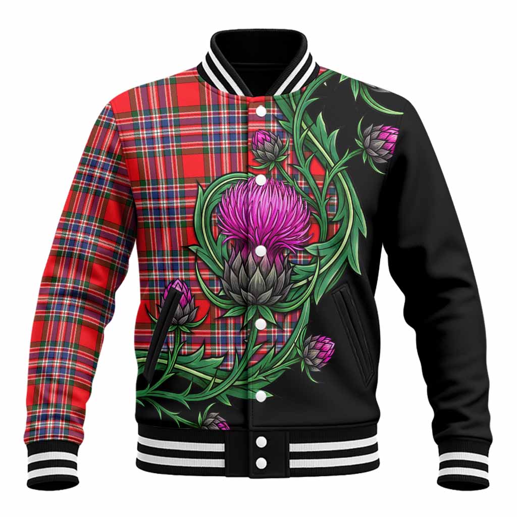 MacFarlane (McFarlane) Tartan Baseball Jacket Resilient Scottish Thistle Unisex - Tartan Vibes Clothing