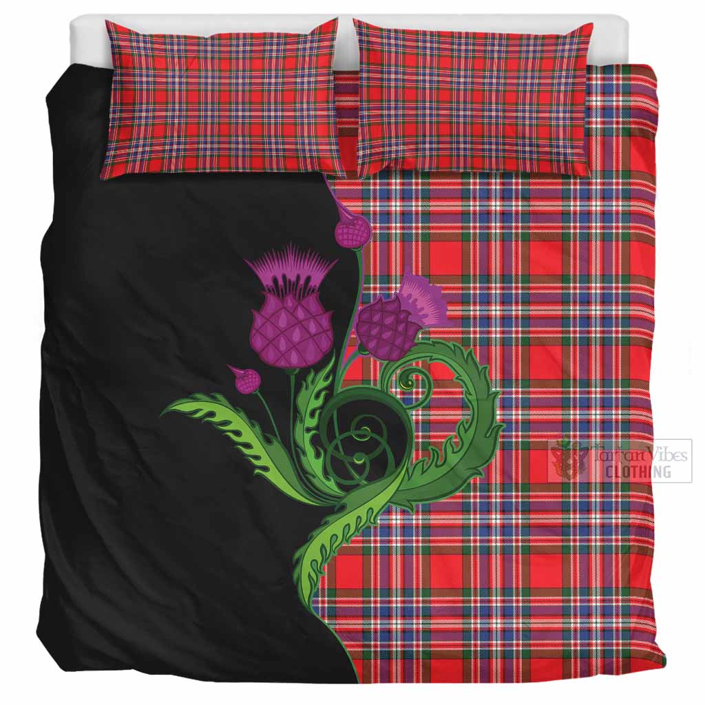 MacFarlane (McFarlane) Tartan Bedding Set Traditional Scottish Thistle UK Bedding Set UK Super King 104*94 inch - Tartan Vibes Clothing