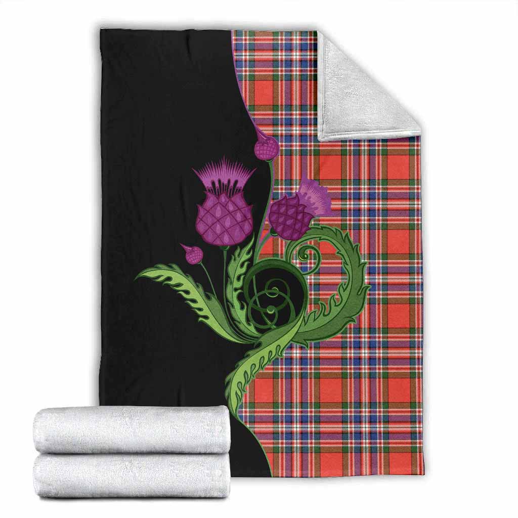 MacFarlane (McFarlane) Tartan Blanket Traditional Scottish Thistle X-Large 59 x 79 inches 150 x 200 cm - Tartan Vibes Clothing