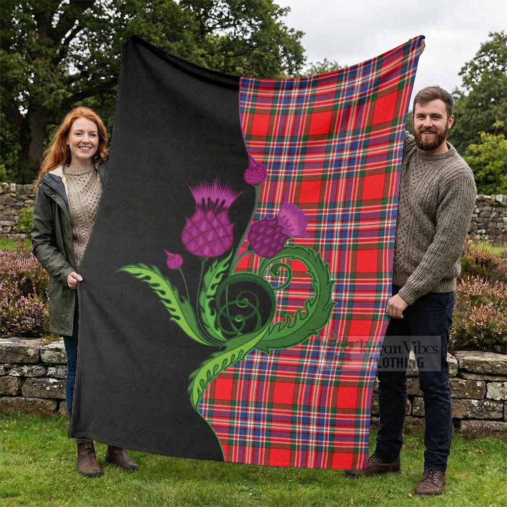MacFarlane (McFarlane) Tartan Blanket Traditional Scottish Thistle - Tartan Vibes Clothing