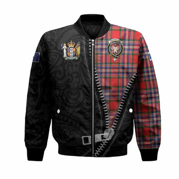 MacFarlane (McFarlane) Tartan Bomber Jacket New Zealand Pattern Unique Zipper Stylized