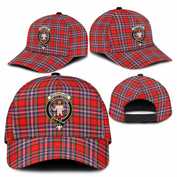 MacFarlane (McFarlane) Tartan Classic Cap with Family Crest